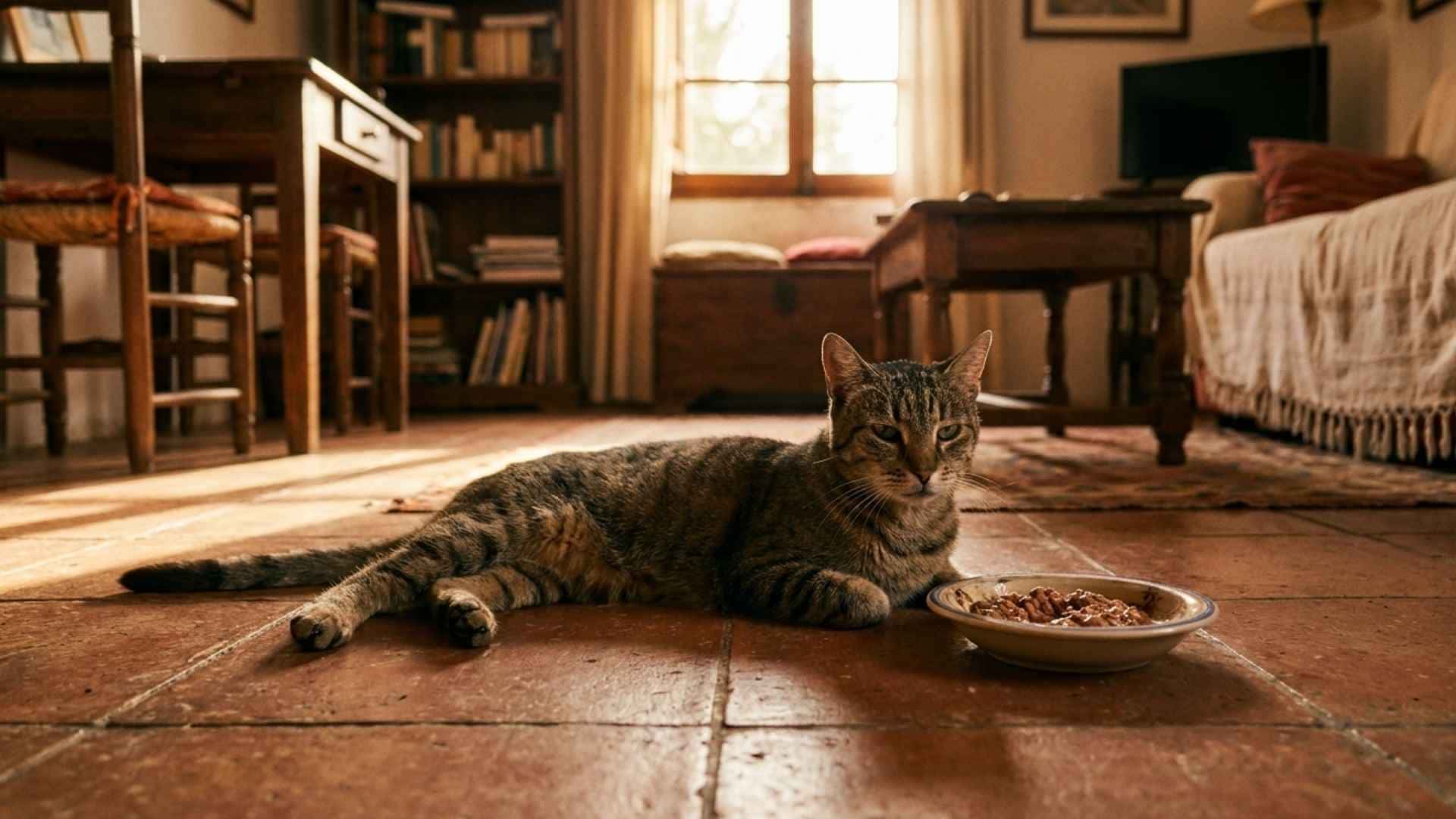 gato con enfermedad renal que no quiere comer